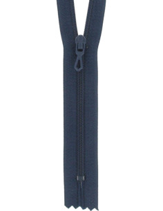 Fermeture éclair nylon - Bleu marine