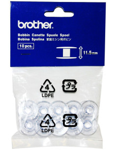 Canettes Brother originales 11,5 mm pour machines à coudre