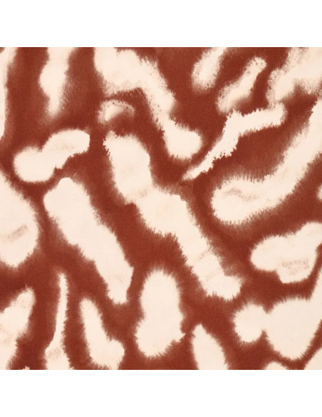 Tissu satin viscose stretch - Animal