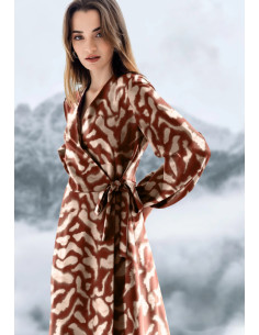 Tissu satin stretch - Animal 2