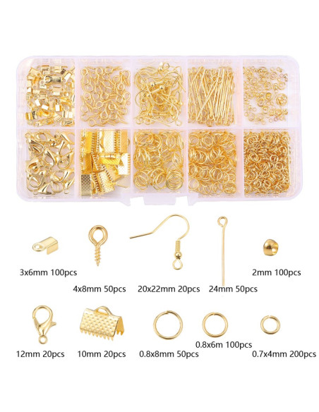Kit création de bijoux - Or
