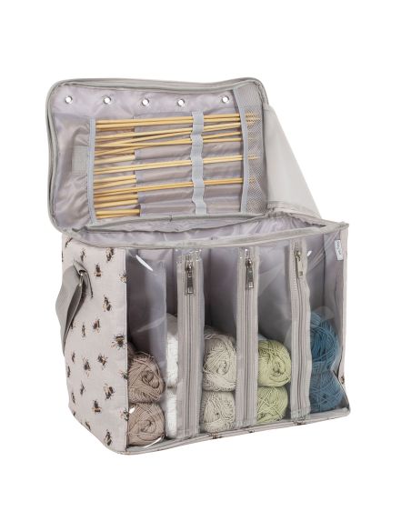 Sac de rangement au crochet Stockage de fil, organisateur d'aiguilles à