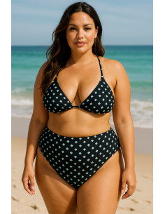 Tissu lycra maillot de bain - Losanges 2