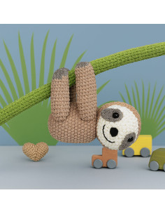 Kit crochet - Fred le paresseux 2