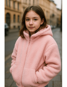 Tissu polaire - Rose layette 2
