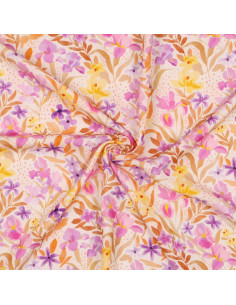 Tissu viscose - Fleurs