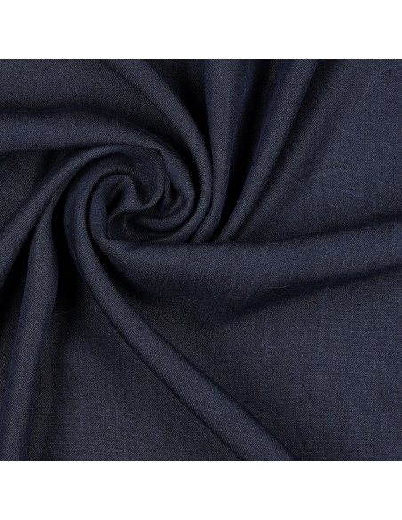 Tissu tencel denim - Bleu foncé