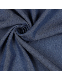 Tissu tencel denim - Bleu indigo