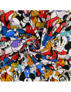 Tissu jersey Disney - Mickey et ses amis 2