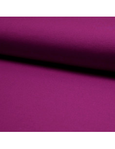 Tissu jersey milano viscose - Prune