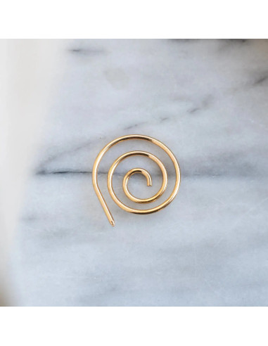 Spirale arrêt mailles pour tricot - Doré