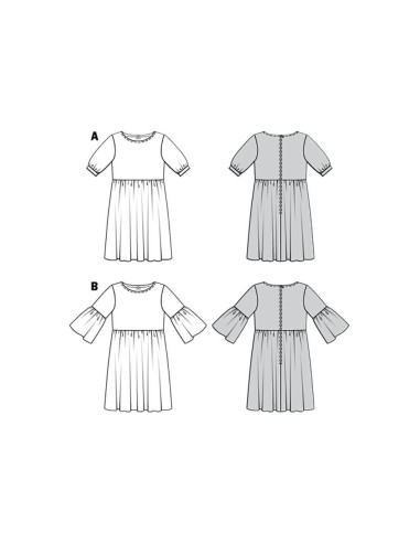 Patron de robe - Burda 6401
