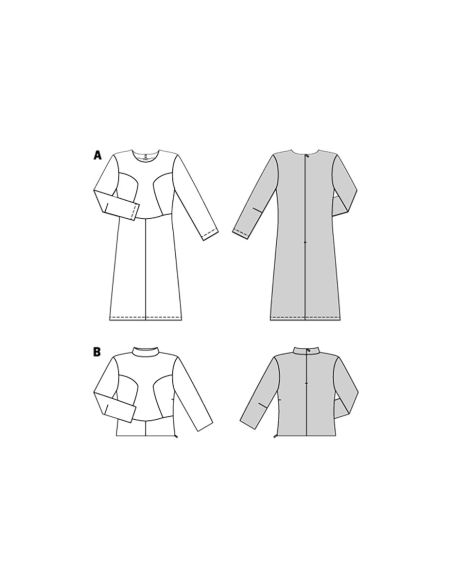Patron de robe et T-shirt - Burda 5677