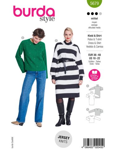 Patron de pull - Burda 5679
