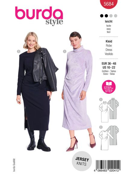 Patron de robe - Burda 5684