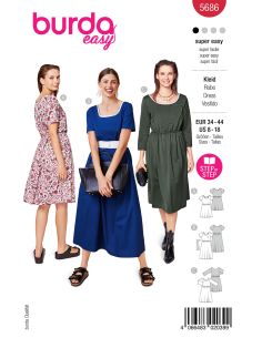 Patron de robe - Burda 5686