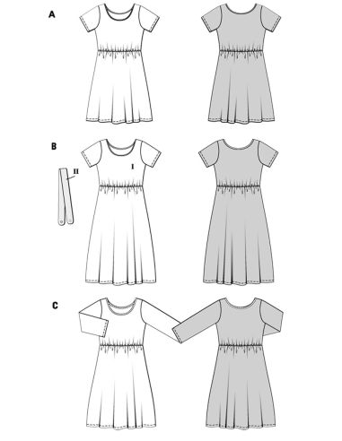 Patron de robe - Burda 5686