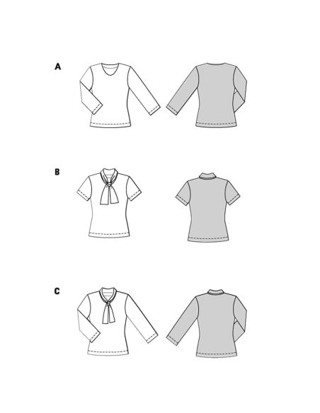 Patron de T-shirt - Burda 5689