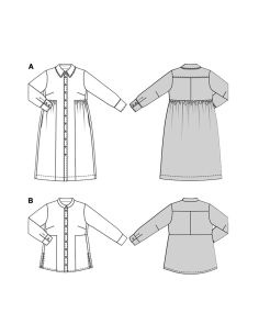 Patron de robe et chemisier - Burda 5693 2