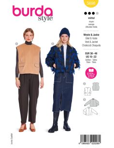 Patron de gilet - Burda 5698