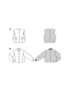 Patron de gilet - Burda 5698 2