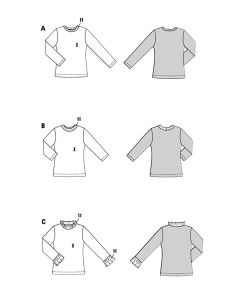 Patron de T-shirt - Burda 5705 2