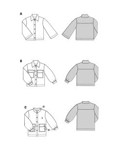 Patron de veste - Burda 5706 2