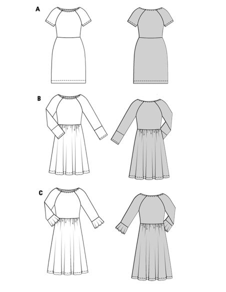 Patron de robe - Burda 5708