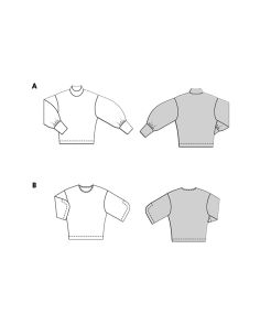 Patron de sweatshirt - Burda 5716 2