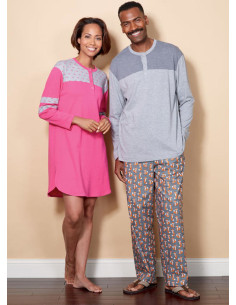 Patron de haut, tunique, short et pantalon - Butterick 6531 2