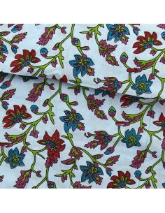 Tissu voile de coton indien - Ilango
