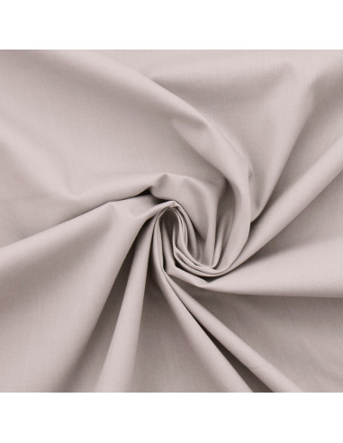 Tissu popeline de coton - Gris argent