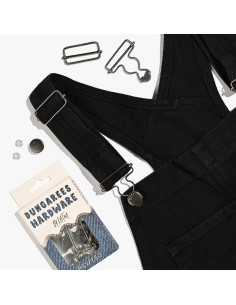Kit bouclerie pour salopettes - Etain 2
