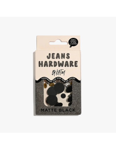 Kit de boutons jeans et rivets - Noir mat 2