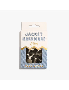 Kit de boutons jeans pour vestes - Laiton 2