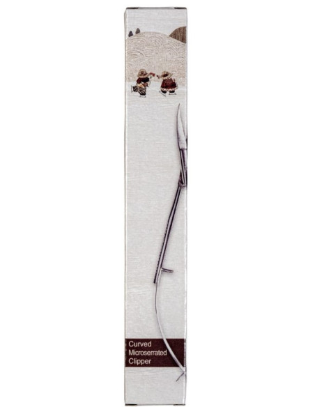Ciseaux pincette pointe courbe microdentelée 12 cm Apliquick