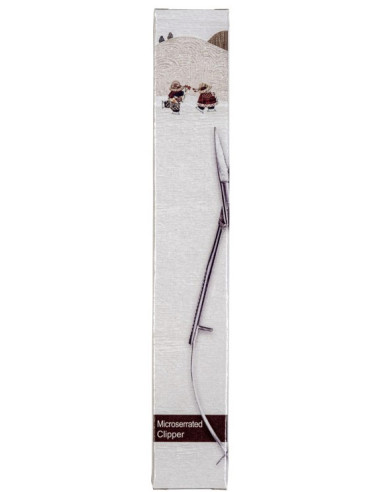 Ciseaux pincette pointe droite microdentelée12 cm Apliquick