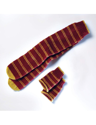 Kit de tricot Harry Potter – Chaussettes et Mitaines Gryffondor