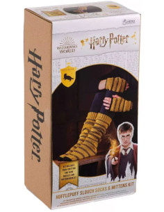 Kit de tricot Harry Potter – Chaussettes et Mitaines Poufsouffle 2