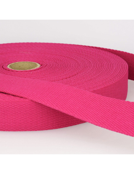Sangle coton pour sacs - Fuchsia