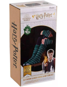 Kit de tricot Harry Potter – Chaussettes et Mitaines Serpentard 2