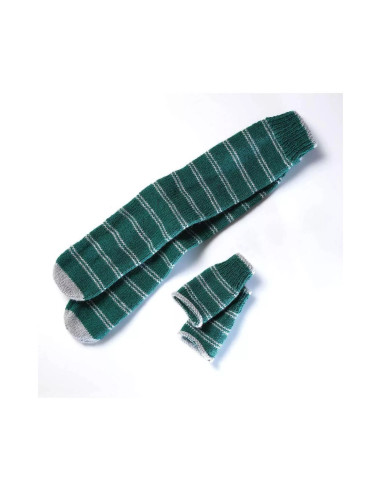 Kit de tricot Harry Potter – Chaussettes et Mitaines Serpentard