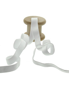 Elastique bretelle de soutien gorge 15 mm - Blanc
