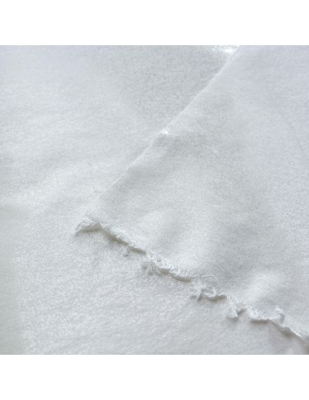 Percale thermocollante double face