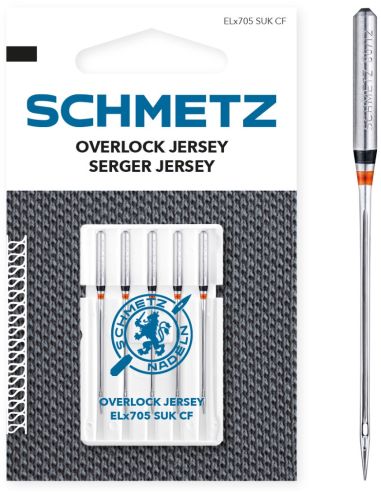 Aiguilles surjeteuses spécial jersey Schmetz