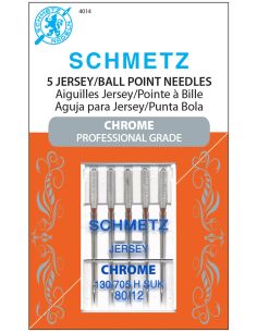 Aiguilles jersey chromé Schmetz 2