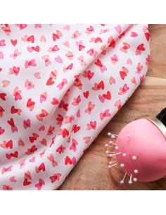Tissu viscose I Love You - Lise Tailor
