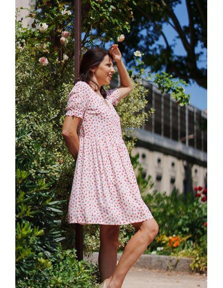 Tissu viscose I Love You - Lise Tailor