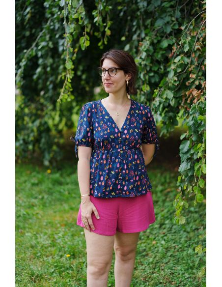 Tissu viscose One Apple A Day - Lise Tailor