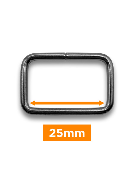 Boucle rectangulaire - Canon de fusil 25 mm